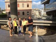 Na visita ao Novo Museu da Acrópole, em Atenas