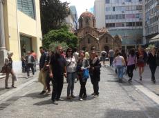 Pelas ruas de Atenas