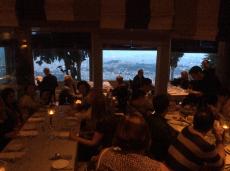 Nosso jantar panorâmico no ponto mais alto de Atenas