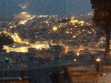 Vista da Acrópole desde nosso restaurante