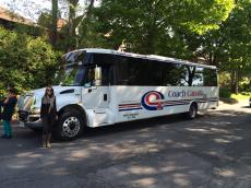 Nosso mini-bus em Toronto