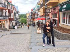 Conhecendo a cidadezinha de Mont-Tremblant. 