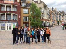 Conhecendo a cidadezinha de Mont-Tremblant. 