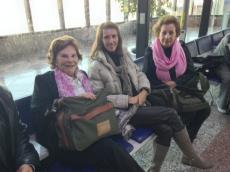 No aeroporto de Porto Alegre