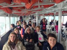 Passeando de barco pelas Mil Ilhas. 