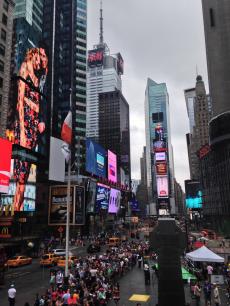 Times Square de manhã.