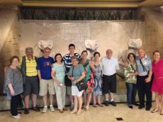 Visitando o Hotel Luxor. 