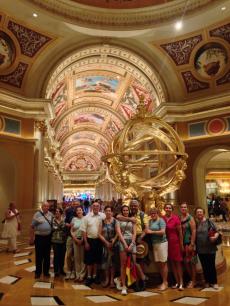 Visitando o Hotel Veneza. 