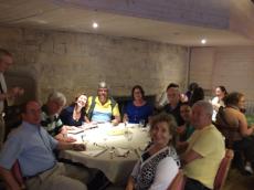 Nosso jantar no hotel de Nevers