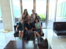 No hotel de Lisboa