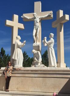 No final da Via Crucis em Fátima