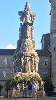 Passeando em Santiago de Compostela