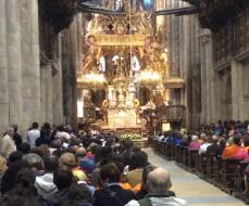 Na Catedral de Santiago de Compostela