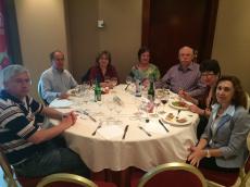 Jantar no hotel em Santiago de Compostela