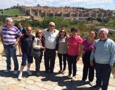 Na visita aos muros e à cidade de Ávila
