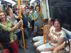Passeando de Metro em Madrid