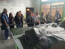 Na visita ao Santuário de N. Sra. de Lourdes