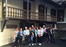 Visitando a casa onde nasceu Bernadete em Lourdes