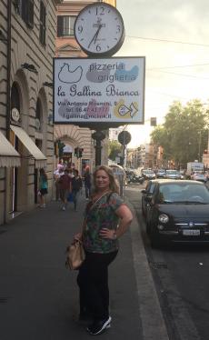 Passeando em Roma.