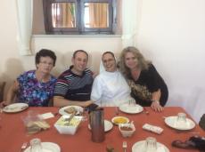 Almoço no Carmelo do Monte Carmelo, em Haifa