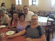 Almoço no Carmelo do Monte Carmelo, em Haifa