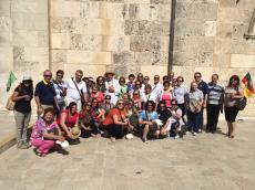 Grupo durante nossa visita a Jerusalém