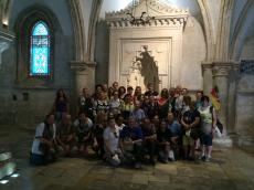 Grupo no Cenáculo em Jerusalém