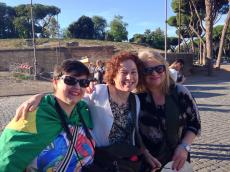Passeando em Roma.