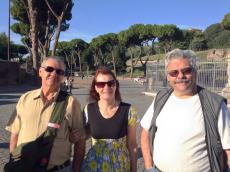 Passeando em Roma.