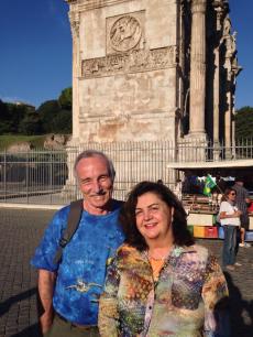 Passeando em Roma.