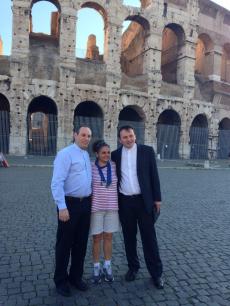 Passeando em Roma.