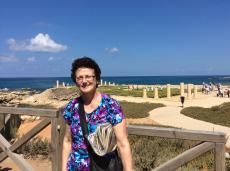 Durante nossa visita à Cesarea Marítima