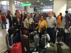 Chegada no aeroporto Gatwick em Londres