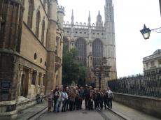 Pelas ruas da cidade universitária de Cambridge