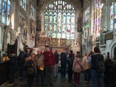 Em Stratford upon Avon, onde viveu Shakespeare