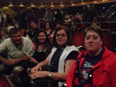 Assistindo o Ballet Folclórico .