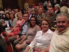 Assistindo o Ballet Folclórico. 