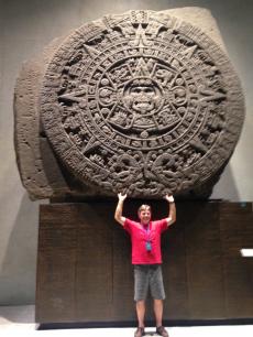 Visitando o Museu de Antropologia. 