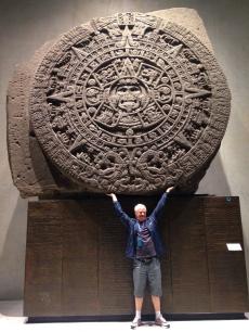 Visitando o Museu de Antropologia. 