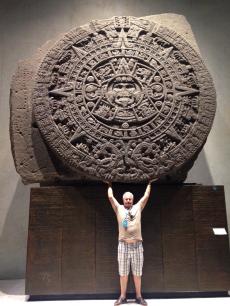 Visitando o Museu de Antropologia. 