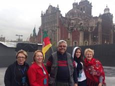 Passeando no centro da Cidade do México.