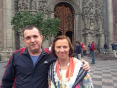 Passeando no centro da Cidade do México.