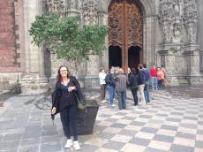 Passeando no centro da Cidade do México.