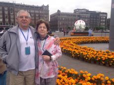 Passeando no centro da Cidade do México.