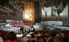 Missa na Basílica de Nossa Senhora de Guadalupe. 