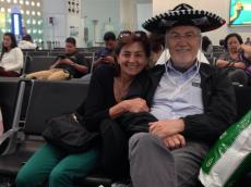 Nosso mexicano Beto voltando pro Brasil. 