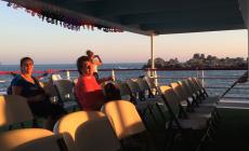 Durante nosso passeio de barco na Baia de Acapulco