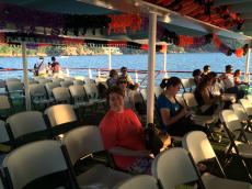 Durante nosso passeio de barco na Baia de Acapulco