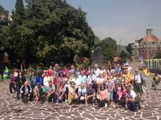 Visitando a Basílica de Nossa Senhora de Guadalupe. 