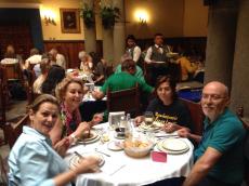 Parada para o almoço em Puebla. 